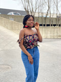 Arike African print summer top