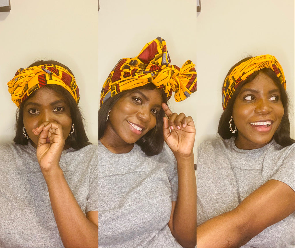 African print Headwrap