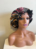 Tie-Dye print Satin lined bonnet