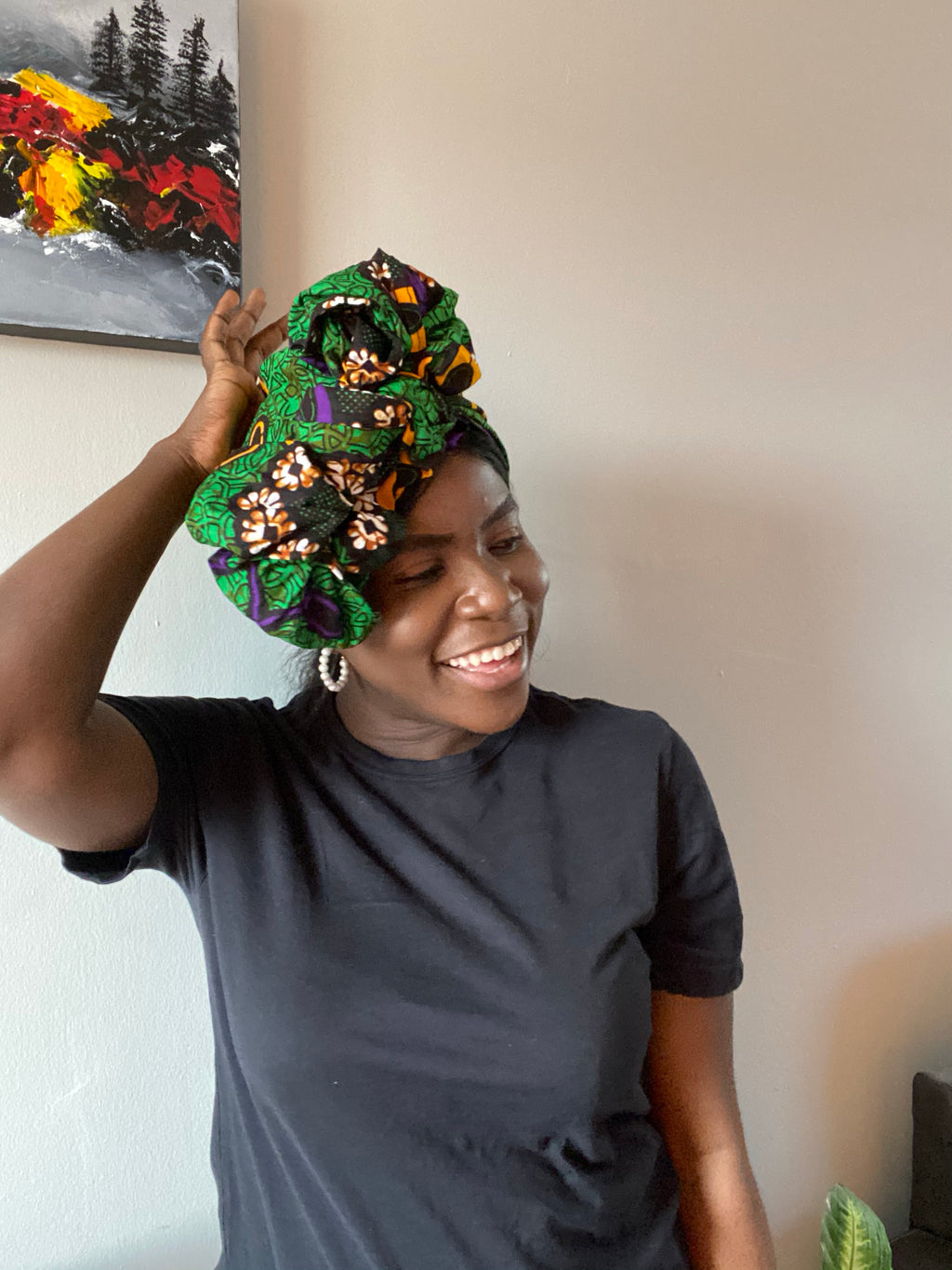 Aduke African print headwrap