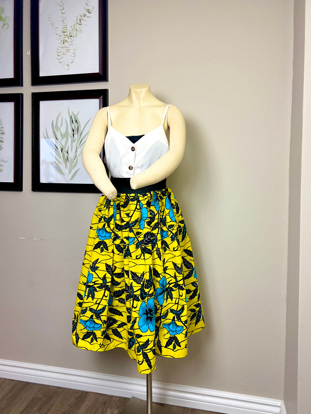 Daisy African print Maxi skirt