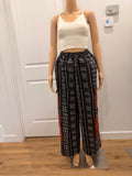 Native print cargo pants