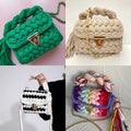 Handwoven fashion shoulder bags