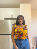 Anike  African print summer top