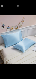 Set Of Two Satin Pillowcases