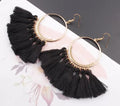 Long tassel earrings for women