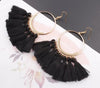 Long tassel earrings for women