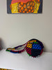 African print circular  mini sling bag