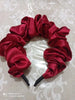 Silk pleated headbands
