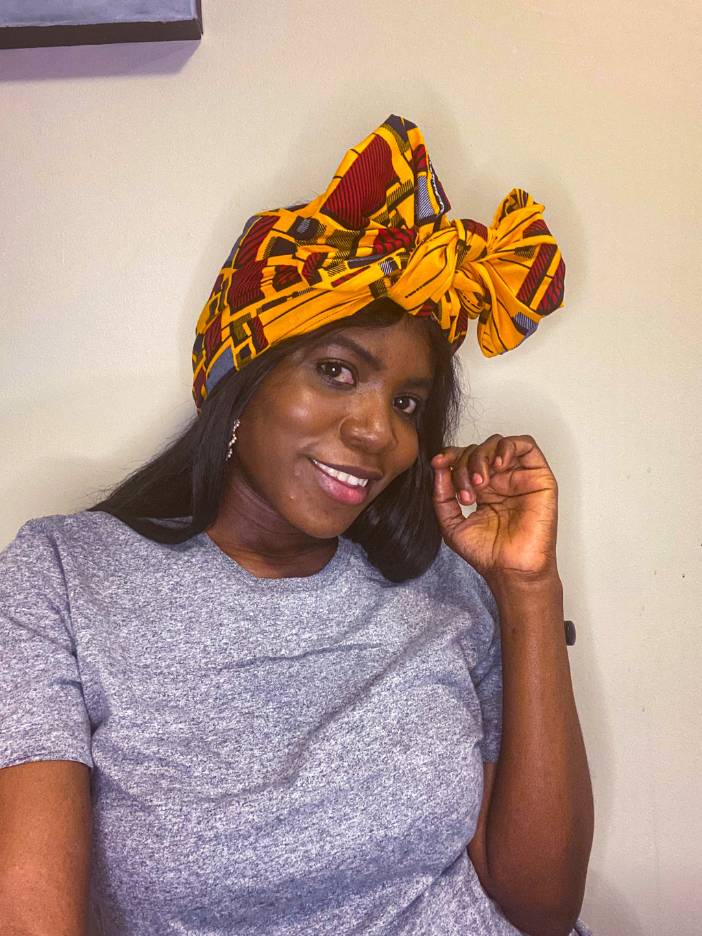 African print Headwrap