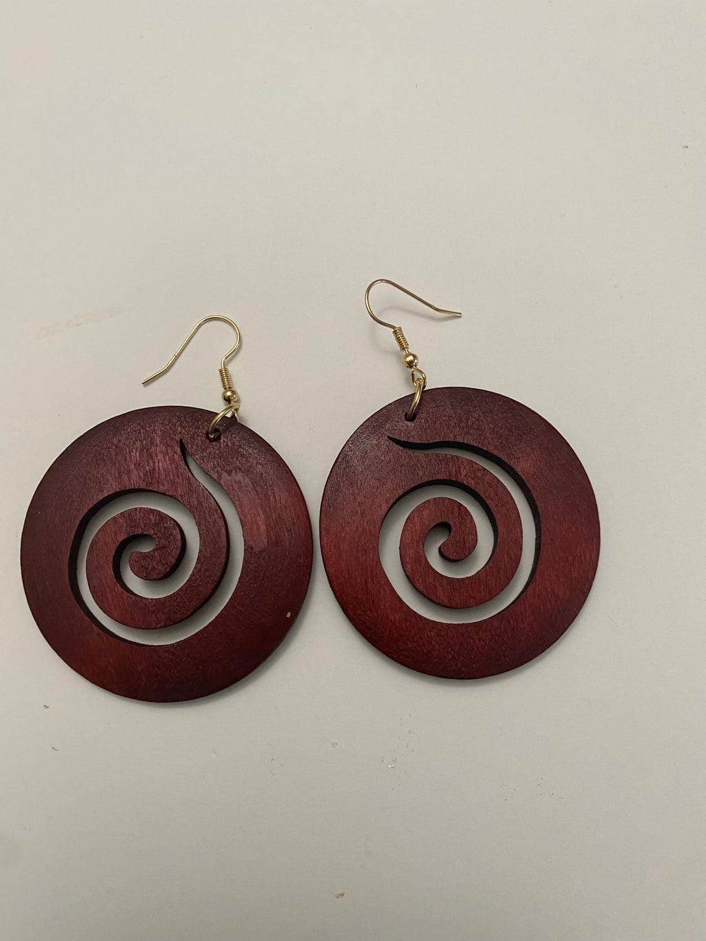 Circular drop earrings for women